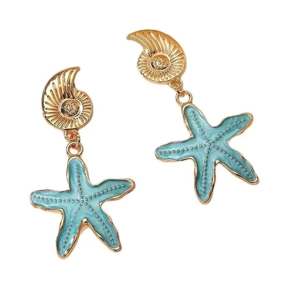 Starfish Dangle Earrings N1982